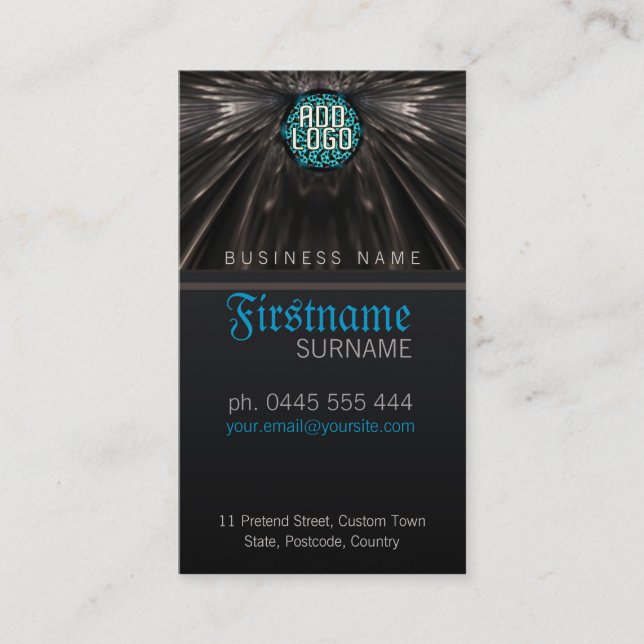 Laviano Feathers Business Card Visitenkarte (Vorderseite)