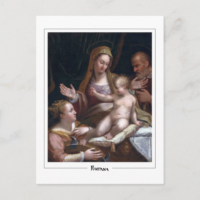 Lavinia Fontana #24 - Fine Art Postcard Postkarte (Vorderseite)