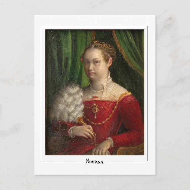 Lavinia Fontana #57 - Fine Art Postcard Postkarte (Vorderseite)