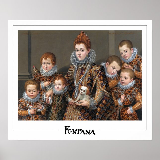 Lavinia Fontana Zedign Art Poster #6 (Vorne)