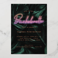 Lavish Tropical Palms | Neon Lights Bachelorette