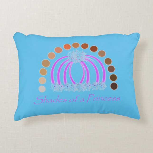 Lavishiauf den Schattierungen einer Prinzessin, di Dekokissen (Vorderseite)