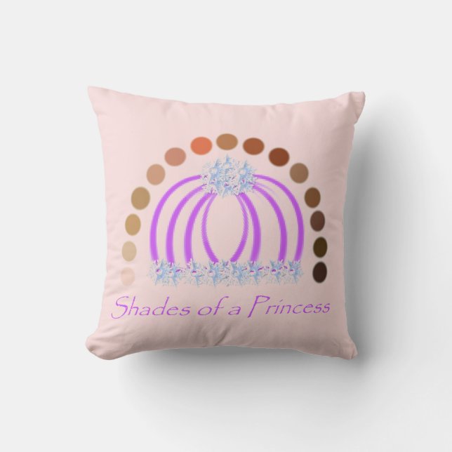 Lavishiauf den Schattierungen einer Prinzessin, di Kissen (Vorderseite)