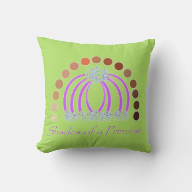 Lavishiauf den Schattierungen einer Prinzessin, di Kissen (Vorderseite)