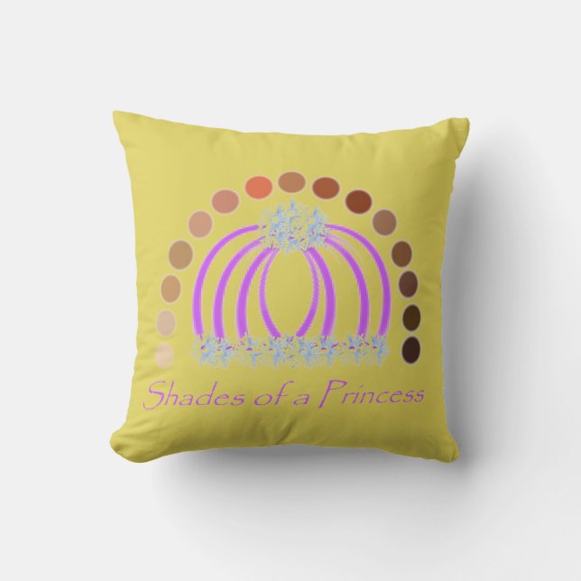 Lavishiauf den Schattierungen einer Prinzessin, di Kissen (Vorderseite)