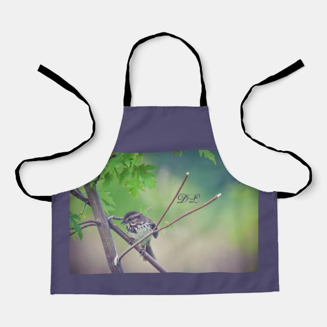 LavishlyOn Spring Bird Nature's Hues Schürze (Vorderseite)