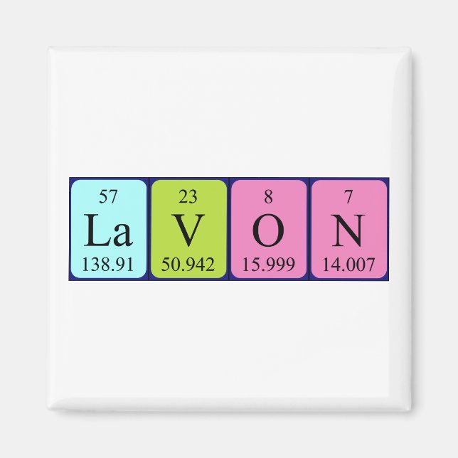 Lavon Periodenmagnet Magnet (Vorne)