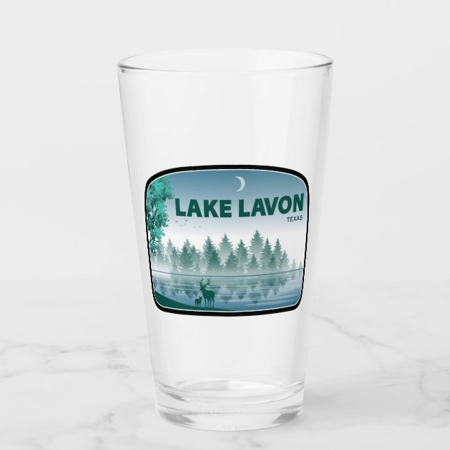 Lavon Texas Deer Glas (Vorderseite)