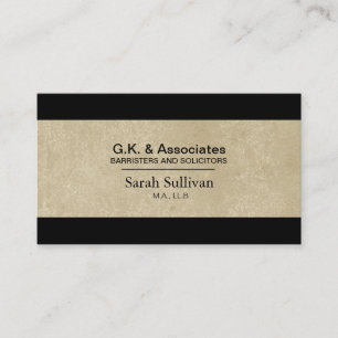 Law Business Card - Simple Texter Anwalt Visitenkarte