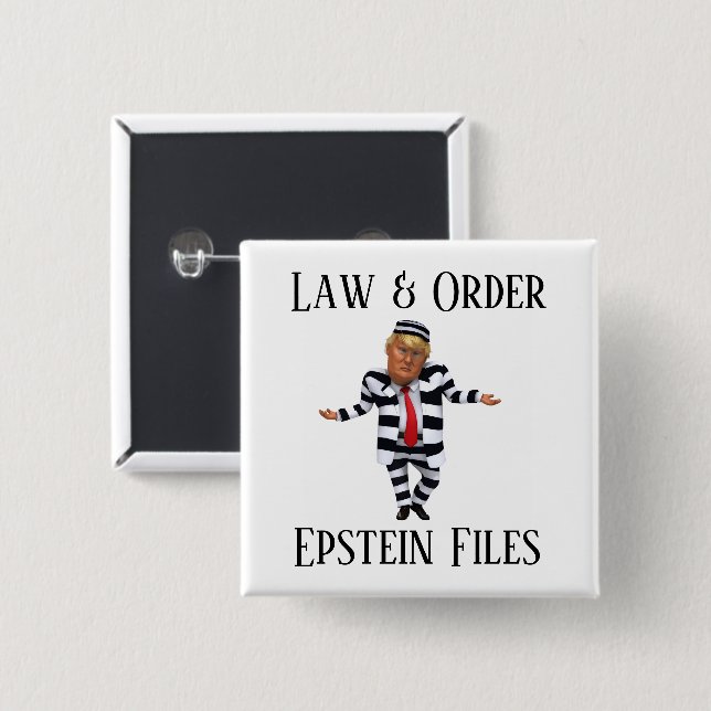 Law & Order Knopf Button (Vorne & Hinten)
