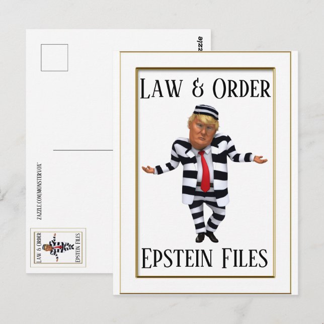 Law & Order Postkarte (Vorne/Hinten)