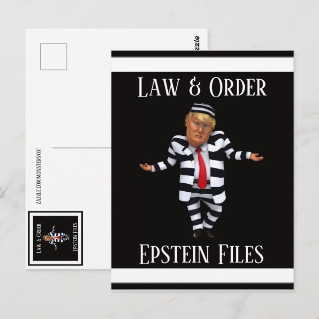 Law & Order Postkarte (Vorne/Hinten)