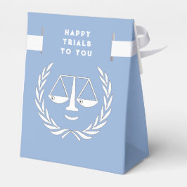 Law School Abschluss Light Blue Gevor Box Geschenkschachtel