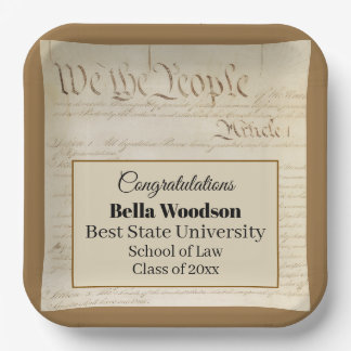 Law School Lawyer Paralegal Graduate Constitution Pappteller