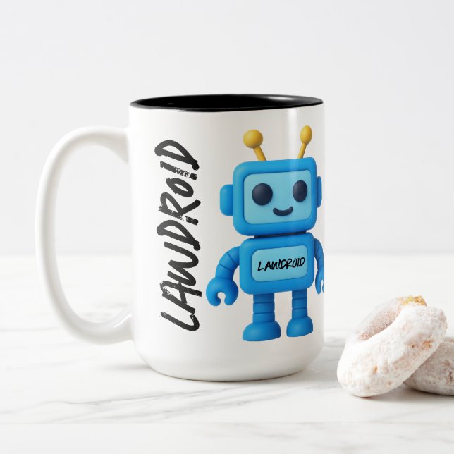 LawDroid Robot Tasse (Mit Donut)