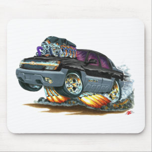 Lawinen-schwarzer LKW Mousepad