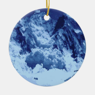 Lawinen-Verzierung Keramikornament