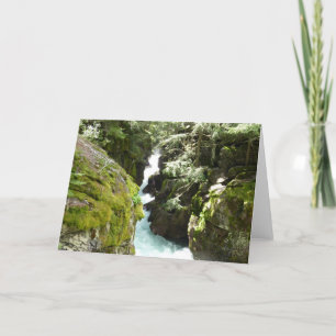 Lawinenschlucht II am Glacier-Nationalpark Karte