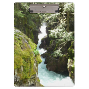 Lawinenschlucht II am Glacier-Nationalpark Klemmbrett