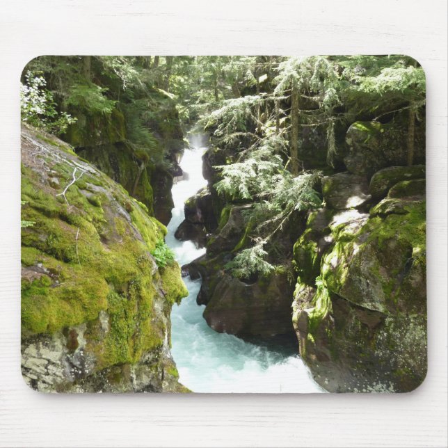 Lawinenschlucht II am Glacier-Nationalpark Mousepad (Vorne)