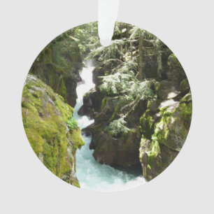 Lawinenschlucht II am Glacier-Nationalpark Ornament