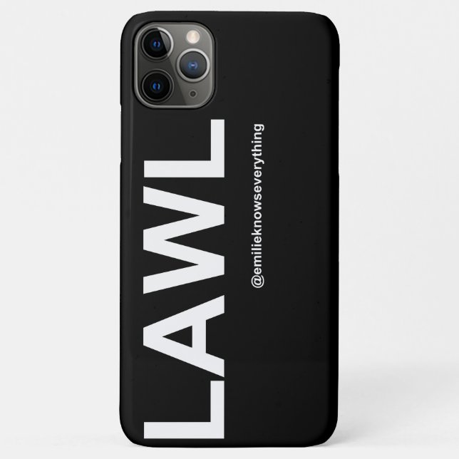 LAWL Premium Phone Case (Rückseite)
