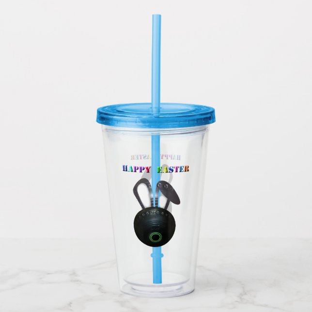 Lawn Bowl Ostersonne, Acryltrinkbecher (Vorderseite)