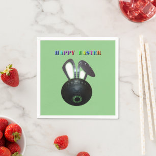 Lawn Bowl Ostersonne, Paper Party Napkins Serviette