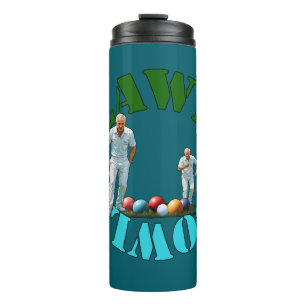 Lawn Bowlers Bowling, Thermosbecher