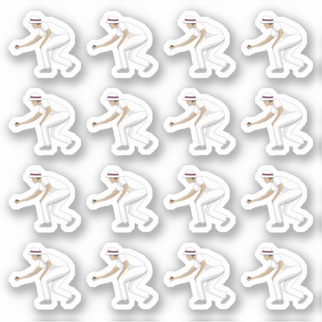 Lawn Bowls Aufkleber (Vorderseite)