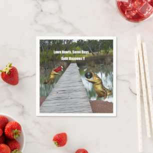 Lawn Bowls Australia Split Happens, Paper Napkins Serviette