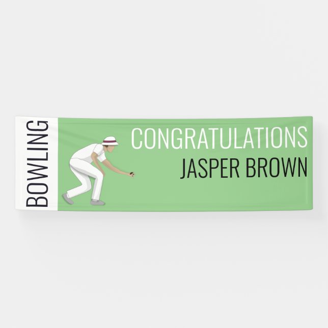 Lawn Bowls Banner (Horizontal)