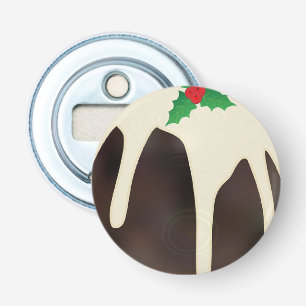 Lawn Bowls Christmas Pudding, Flaschenöffner