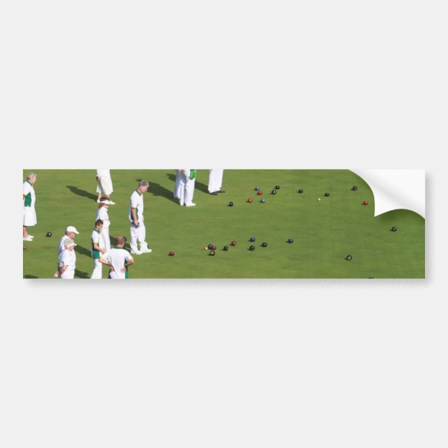 Lawn Bowls England Autoaufkleber (Vorne)