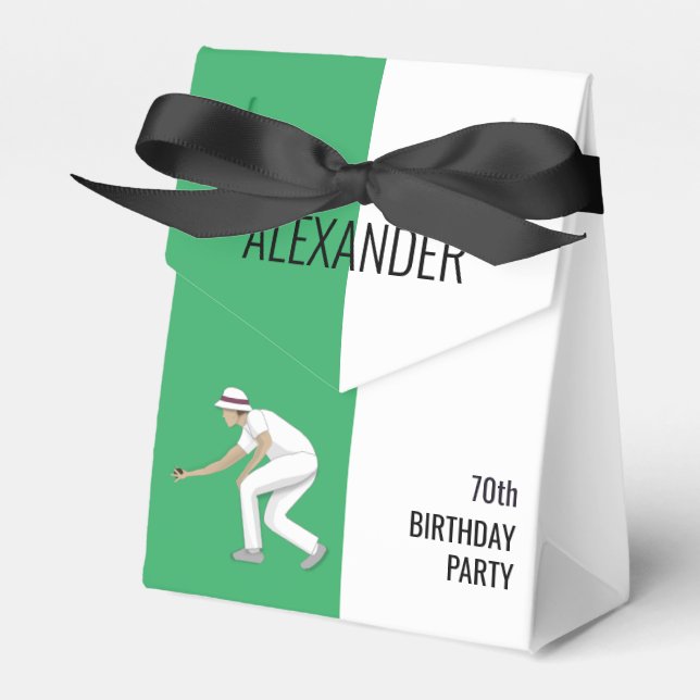 Lawn Bowls Geschenkschachtel (Vorderseite)