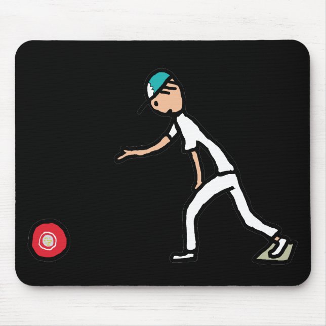 Lawn Bowls Mousepad (Vorne)