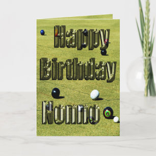 Lawn Bowls Nonna Birthday Card Karte