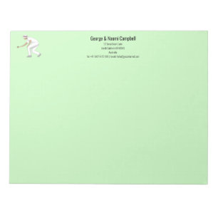 Lawn Bowls Notizblock