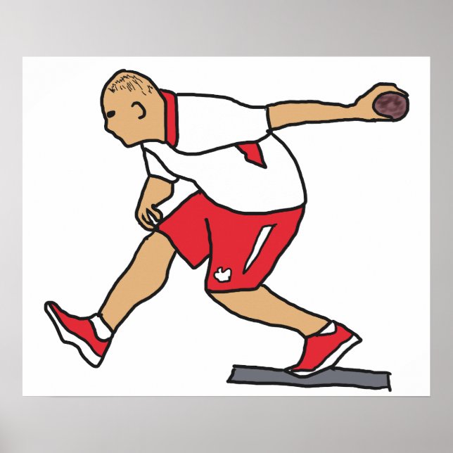 Lawn Bowls Poster (Vorne)