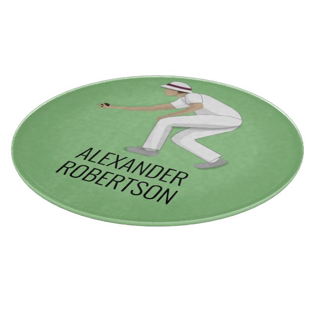 Lawn Bowls Schneidebrett (Ecke)