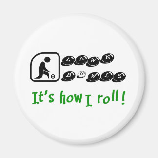 Lawn Bowls - So rolle ich Magnet