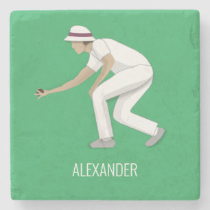 Lawn Bowls Steinuntersetzer