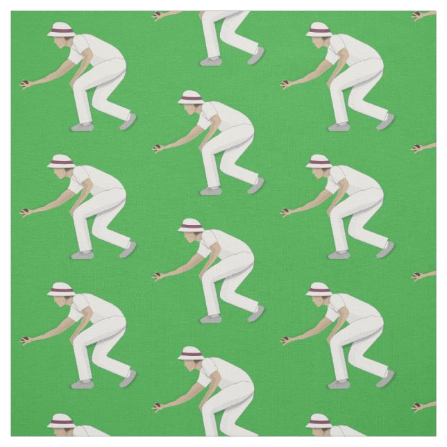 Lawn Bowls Stoff (Muster)