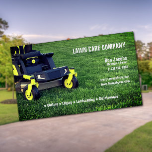 Lawn Care Company Visitenkarte