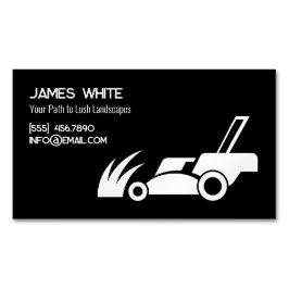 Lawn Care Landscaping Business Card Magnet