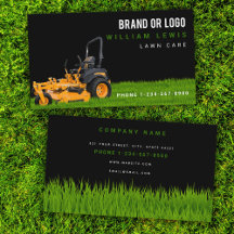 Lawn Care Simple Landscaping Mowing Business Logo