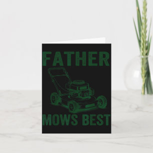 Lawn Dad Lustiger Rasenmäher Dad Humor Vatertag Karte