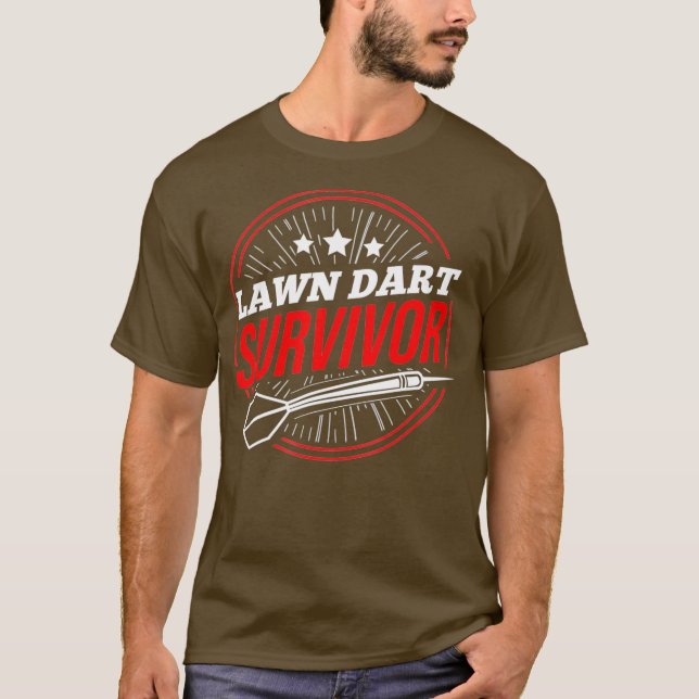 Lawn Dart Survivor Dart Team T-Shirt (Vorderseite)