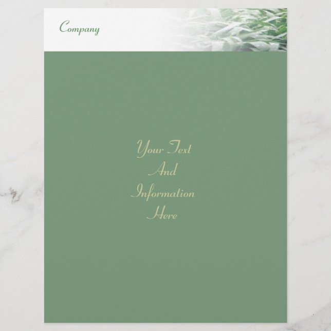 Lawn Letterhead (Vorderseite)