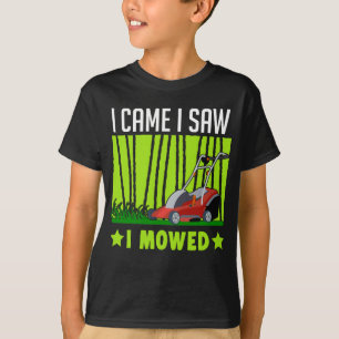Lawn Mower Spaß Landscaper Janitor Joke T-Shirt